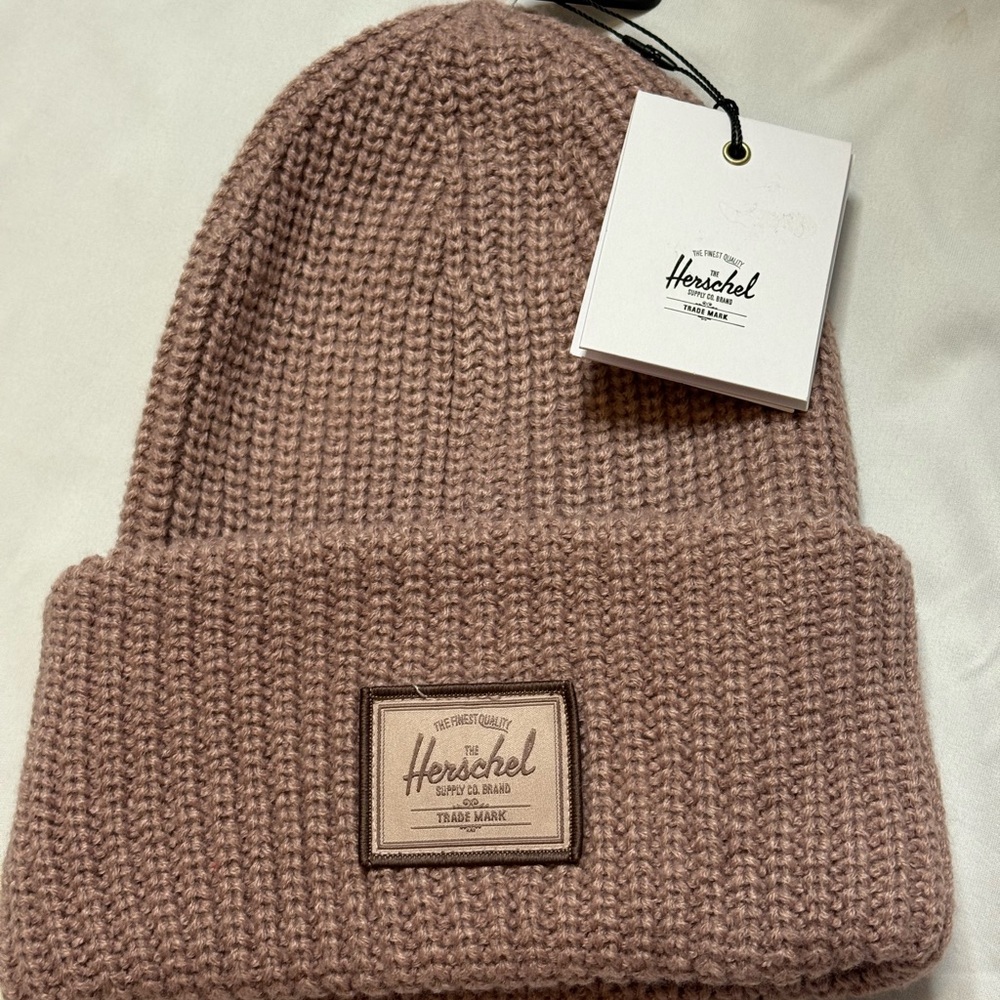 Herschel  Light Pink Knit Beanie